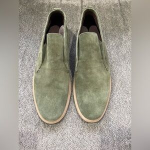 Peter Millar Excursionist Chukka Men's Green Suede Slip-On Shoes Size 12